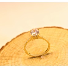 Güler Kuyumculuk Altın Tektaş Yüzük