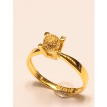 Güler Kuyumculuk Altın Tek Top Yüzük