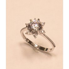 Güler Kuyumculuk Altın Tek Taş Yüzük