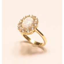 Güler Kuyumculuk Altın Opal Taşlı Yüzük