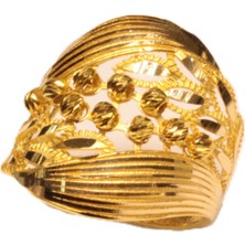 Güler Kuyumculuk 14 Ayar Altın Dorika Toplu Yüzük