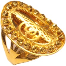 Güler Kuyumculuk 14 Ayar Altın Tuğra Model Yüzük