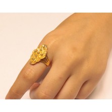 Güler Kuyumculuk 14 Ayar Altın Taşsız  Dorika Toplu Yüzük