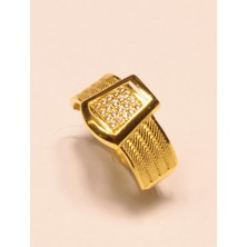 Güler Kuyumculuk 14 Ayar Altın Trabzon Hasır Yüzük