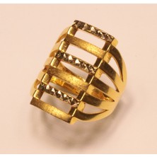 Güler Kuyumculuk 14 Ayar Altın Kaburga Model Yüzük