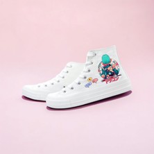 Amazoon Desing Animal  Anime Kız Baskılı Sneaker  Spor  Ayakkabı