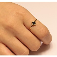 Güler Kuyumculuk Altın Yonca Model Minimal Yüzük