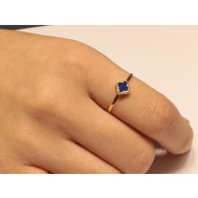 Güler Kuyumculuk Altın Yonca Model Minimal Yüzük