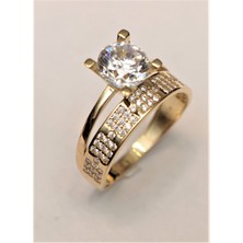 Güler Kuyumculuk Tek Taş Alyans Yüzük