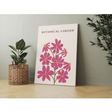 Pegziz Moderrn Botanik Renkli Çiçekler Dekoratif Kanvas Tablo - Modern Duvar Dekorasyon Sanatı