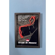 Besthree Formula 1 (F1) Monaco 3 Boyutlu Çerçeveli Tablo