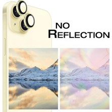 Etiget iPhone 15 Plus Kamera Lens Koruyucu (Sarı)