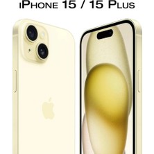 Etiget iPhone 15 Plus Kamera Lens Koruyucu (Sarı)