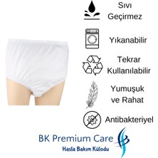 Bk Premium Care Sıvı Geçirmez Yıkanabilir Hasta Külodu Slip Külot Yaşlı Külodu