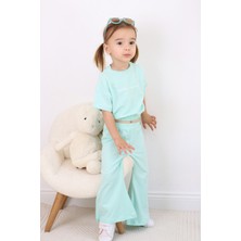 Harika Kids Kız Çocuk Hello Summer Baskılı Model Alt-Üst Takım