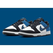 Nike Dunk Low Retro Nas Düşük Ayakkabı Endüstriyel Mavi Beyaz Siyah Fd6923-100