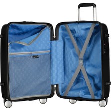 Pierre Cardin Trolley 50 cm Siyah Unisex Valiz