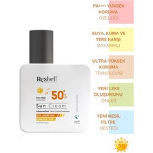 Reshell Spf 50 Yüz Güneş Kremi Yüksek Korumalı Uva-Uvb 100 ml