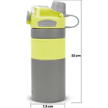 Achimenes Sport Paslanmaz Çelik Termos 600ml Pipetli