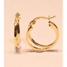 Güler Kuyumculuk 14 Ayar Altın Halka Küpe