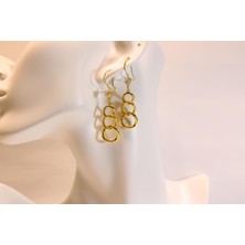 Güler Kuyumculuk Altın Samanyolu Halkalı Küpe