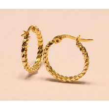 Güler Kuyumculuk 14 Ayar Altın Üçlü Burma Küpe