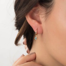 Güler Kuyumculuk Altın Nazar Göz Boncuklu Küpe