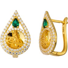 Güler Kuyumculuk Altın Tuğra Model Küpe