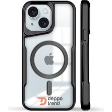 Deppo Trend iPhone 15 Plus Uyumlu Kılıf Mat Renkli Magsafe Kamera Çıkıntılı Slim Koruyucu Ince Silikon Kapak