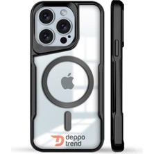 Deppo Trend iPhone 15 Pro Uyumlu Kılıf Mat Renkli Magsafe Kamera Çıkıntılı Slim Koruyucu Ince Silikon Kapak