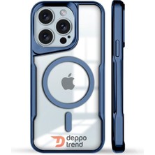 Deppo Trend iPhone 15 Pro Max Uyumlu Kılıf Mat Renkli Magsafe Kamera Çıkıntılı Slim Koruyucu Ince Silikon Kapak