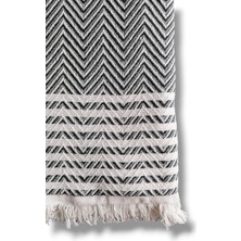 Marin Home Baby Pamuk Zigzag Desen 170X210CM Koltuk Örtüsü/koltuk Şalı/çok Amaçlı Örtü/pike