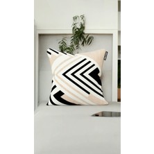 Cape Home Dekoratif Kırlent Kılıfı 1 Adet Dijital Baskı Yastık Kırlent Kılıfı 43X43 cm KSK0001