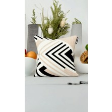 Cape Home Dekoratif Kırlent Kılıfı 1 Adet Dijital Baskı Yastık Kırlent Kılıfı 43X43 cm KSK0001