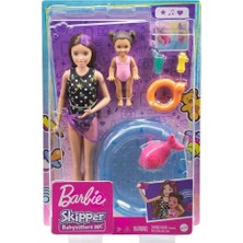 FHY97 Barbie Bebek Bakıcısı Bebeği ve Aksesuarları Oyun Seti