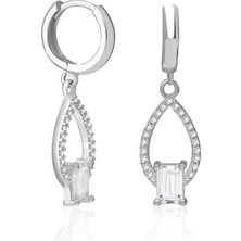 Adal Silver Kadın Gümüş Sallantılı Baget Küpe