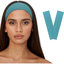 Salvia Dione 2' Li Spor Kadın Erkek Saç Bantları, Elastik Kaymaz Ince Ter Emici Esnek Pamuk Genç Saç Bandı Bandana, Kadın Makyaj Yüz Yıkama Spa Koşu Dans Fitness Yoga Pilates Bisiklet Için - 2'li Saç Bandı Seti