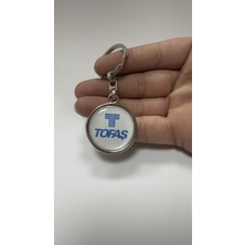 İmza Tofaş Logolu Metal Anahtarlık Çift Yönlü (1 Adet)