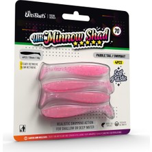 Ulti Baits Minnow Shad Silikon Balık Yem 70MM 1,6gr 4 Adet