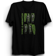 The Fame Type O Negative, 4 Dead, Rock Metal Müzik Grubu %100 Pamuk Tişört