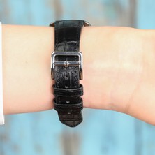 Onywatch 19 mm Gerçek Dana Derisi Kroko El Yapımı Kordon 19 mm Deri Kordon 19 mm Deri Kayış 19 mm Deri Saat Kordonu 19 mm Kordon