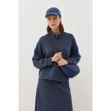 Modal Sweatshirt - Lacivert