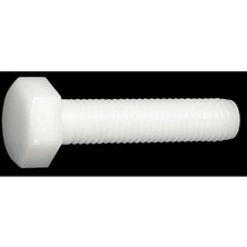 Psa Teknik M5X20 Altıköşe Başlı Plastik Civata (10 Adet)