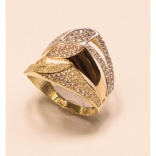 Güler Kuyumculuk Altın Taşlı  Yüzük