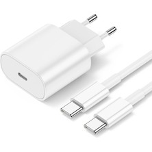 Neworg iPhone 15 Şarj Kablosu ile 25 W, USB C Hızlı Şarj Cihazı, USB C H