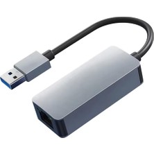 Primex PX-4743 USB To Gigabit Ethernet, Usb3.0 To RJ45 10/100/1000/2500MBPS Gigabit Internet Çevirici, USB To Ethernet Dönüştürücü Adaptör