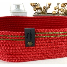 Double Knot Design Oval Ekmek Sepeti Organizer Tress Supla Amerikan Servis Tamamlayıcı Hediyelik