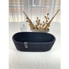 Double Knot Design Oval Ekmek Sepeti Organizer Tress Supla Amerikan Servis Tamamlayıcı Hediyelik