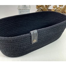 Double Knot Design Oval Ekmek Sepeti Organizer Tress Supla Amerikan Servis Tamamlayıcı Hediyelik