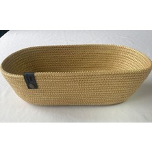 Double Knot Design Oval Ekmek Sepeti Organizer Tress Supla Amerikan Servis Tamamlayıcı Hediyelik